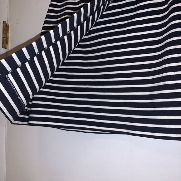Ann Taylor XSP (size 2/4) skirt classy Navy/White, EUC! High end quality - Picture 4 of 9